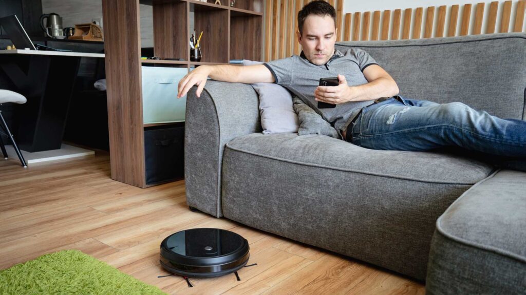 how to protect baseboards from robot vacuums cleaning in living room.