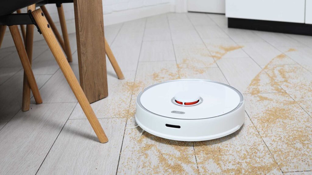 Vacuum Robot Is The Best at Sucking Up Sand in apartment.