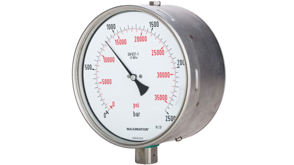 Measure Vacuum Suction Power with pressure meter